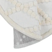 Madu Yumuşak Yuvarlak Krem Halı – Çocuk Odası, Oturma Odası, Mutfak ve Antre Halısı thumbnail 4