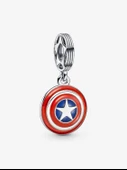 Pandora Marvel The Avengers Captain America Shield Sallantılı Charm thumbnail 1