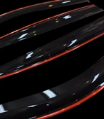 Mazda 2 HB 2015 Ve Sonrası Kırmızı Kromlu Cam Rüzgarlığı thumbnail 10