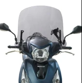 GP KOMPOZİT HONDA DİO 2021-2024 UYUMLU KISA ÖN CAM FÜME 41 CM( SİPERLİK ) - 3