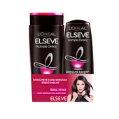 ELSEVE ŞAMPUAN 450ML+175ml SAÇ KREMİ SET--KOMPLE DİRENÇ DÖKÜLME KARŞITI - 1