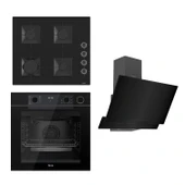 Ferre STEAMART-FRYART Serisi Siyah Set (SS205 + QEP64CS +D063 ) - Emaye Izgara thumbnail 1