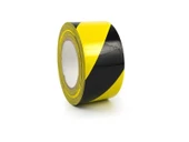 Yer İşaretleme Bandı Sarı-Siyah 50x30 mt thumbnail 1