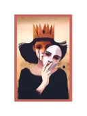 Maske Düşer  Gerçek Kalır  Dream (rüya) Anlamlı İllüstrasyon Dekoratif Kartpostal  10x15 Cm - 1