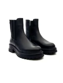 Venüs 2554651K Kadın Hakiki Deri Fermuarlı Chelsea Bot - 2