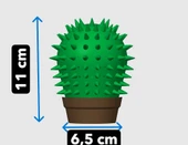 Kaktüs Kedi Kaşıma Aparatı Catnip Hazneli, Duvara Takılabilir Oyuncak - 2