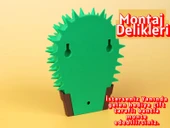 Kaktüs Kedi Kaşıma Aparatı Catnip Hazneli, Duvara Takılabilir Oyuncak - 4