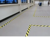 Yer İşaretleme Bandı Sarı-Siyah 50x30 mt thumbnail 2
