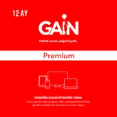 GAIN 12 AYLIK PREMIUM ABONELIK - 1