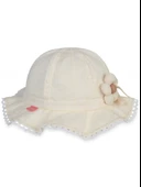 Kitti Kız Bebek Çocuk Aksesuarlı Yazlık Fötr Şapka (1-3 Yaş) thumbnail 1