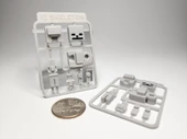 Minecraft Temalı İskelet Mini Figür 7cm  Kendin Yap Oyuncak Kit  Anahtarlık ve Dekor Ürünü - 3