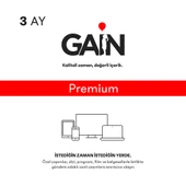 GAIN 3 AYLIK PREMIUM ABONELIK - 1