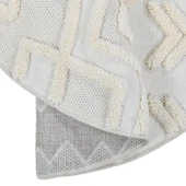 Madu Yumuşak Yuvarlak Krem Halı – Çocuk Odası, Oturma Odası, Salon, Mutfak ve Antre Halısı thumbnail 4