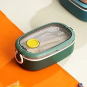 Porsima 3114-2 Stainless Steel Vakumlu Lunch Box Sefer Tası Yeşil thumbnail 6