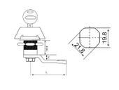 Silindirli Kelebek Kilit 298-1 thumbnail 2