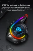QASUL Rgb Işık Efektli Intercom Bluetooth Motosiklet Kask Kulaklığı Intercom Kulaklık thumbnail 5