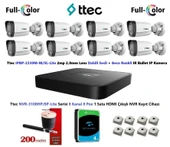 Ttec 2mp Dahili Sesli Ve Gece Renkli 8 Kameralı 4TB Disk Tak Çalıştır Hazır IP Kamera Seti thumbnail 1