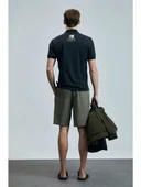 Lufian Ross Spor Erkek Chino Şort Slim Fit Yeşil thumbnail 6