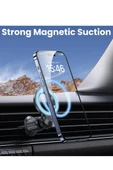 Fulltech Mıknatıslı, 360 Ayarlanabilir Araç İçi Telefon Tutucu FHD12 thumbnail 4