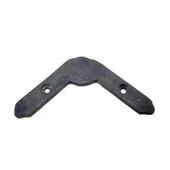 Antika Tarz Dekoratif Pirinç Dövme Gönye - Üst, 80x80mm, Oksit - 1