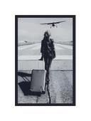 Vintage Siyah Beyaz Fotoğraf Dekoratif Hediye Not Kartı ve Kartpostal 10x15 cm - 1