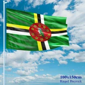Dominik Bayrağı - 100x150 cm (1 metre x 1,5 metre) - Raşel Kumaş - 1