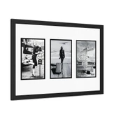 Vintage Siyah Beyaz Fotoğraf  Dekoratif Hediye Not Kartı ve Kartpostal  10x15 cm thumbnail 8