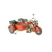 Motosiklet Dekoratif Metal Motosiklet Sepetli 15 Cm - 1