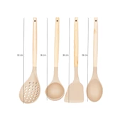 Porsima 3167 Bambu Silikon 4 Parça Servis Takımı Seti Kapicino Diğer thumbnail 3