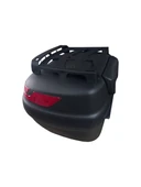 MOTOSİKLET ARKA ÇANTA MAXEM SL45 FULL SİYAH 45 LT - 3