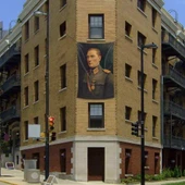 Üniformalı Gazi Mustafa Kemal Atatürk Poster Cephe Bayrak - 200x300cm (2 x 3 metre) - 1