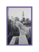 Marilyn Monroe Vintage Siyah Beyaz Fotoğraf   Dekoratif Hediye Not Kartı ve Kartpostal  10x15 cm thumbnail 1