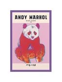 Andy Warhol  Sevimli Panda Tasarımlı Pop Art Dekoratif Hediye Not Kartı & Kartpostal  10x15 cm - 1