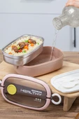 Porsima 3114 Stainless Steel Vakumlu Lunch Box Sefer Tası Pembe thumbnail 4