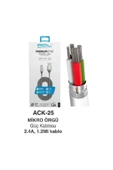 ACL Hızlı Şarj 2.4 A Güç Kablosu + Mikro 1.2 Metre thumbnail 1