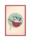 Japon Turnası  Umut ve Yeniden Başlangıç Temalı Dekoratif Kartpostal Tasarım Kartlar  10x15 cm thumbnail 1