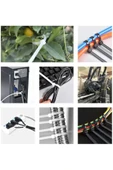 ZEMBİL 1000 Adet Beyaz Plastik Cırt Kelepçe Kablo Bağı 3.6x370mm thumbnail 3