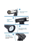 FIRAT HIRDAVAT Bs-850 Çift Alev Çıkışlı Bütan Gaz Torch Pürmüz Mavi Alev thumbnail 2
