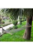 crude made Tek Kişilik Hamak, Portatif Fortis Örgü Hamak, Salıncak 90 X 190 Cm. thumbnail 1