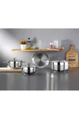 Berlin BERLİN 7 PARÇA GLORİA SET 18-20-24 CM TENCERE thumbnail 1