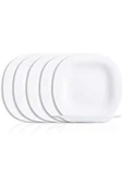 Luminarc Carine 27 Cm 6 Adet Beyaz Servis Yemek Tabağı thumbnail 4