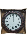 Hırdavatistan KLASİK ESKİTME BAKIR SAAT 35X35 CM SESSIZ ÇALIŞIR - 1