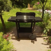 Wetterstein Tekerlekli Metal Sehpalı Mangal/Barbekü S Model - 1