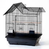 QH 81701-R Papağan Kafesi Siyah 47x36x51,5cm - 1