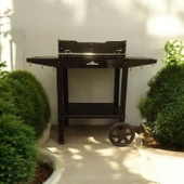 Wetterstein Tekerlekli Metal Sehpalı Mangal/Barbekü S Model - 2