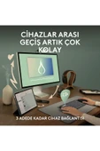 logitech K380s Pebble Keys 2 Çoklu Cihaz Özellikli Bluetooth Türkçe Q Klavye - Siyah 920-011859 - 3