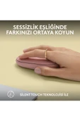 logitech M350s Pebble 2 Kablosuz Mouse - Pembe 910-007015 BLUETOOTH  (usb alıcı çıkmaz) thumbnail 5