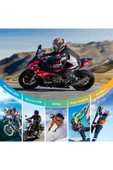Q28 Motosiklet Kask Bluetooth Kulaklık 1080p Kamera Interkom Kulaklık Su Geçirmez Intercom thumbnail 3