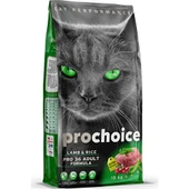 ProChoice 36 Kuzu Ve Pirinçli Yetişkin Kedi  Kuru Mama 15Kg thumbnail 2