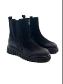 Venüs 2452605K Kadın Hakiki Deri Kalın Taban Nubuk Chelsea Bot - 6